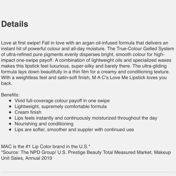 MAC Love Me Lipstick Give Me Fever - Picture 16 of 16